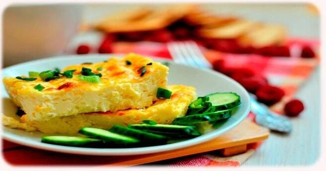 omeleta na chudnutie na bielkovinovej diéte