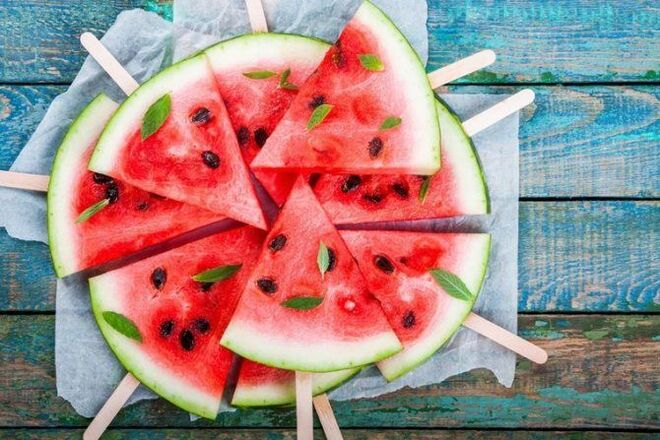 diétne menu s vodným melónom