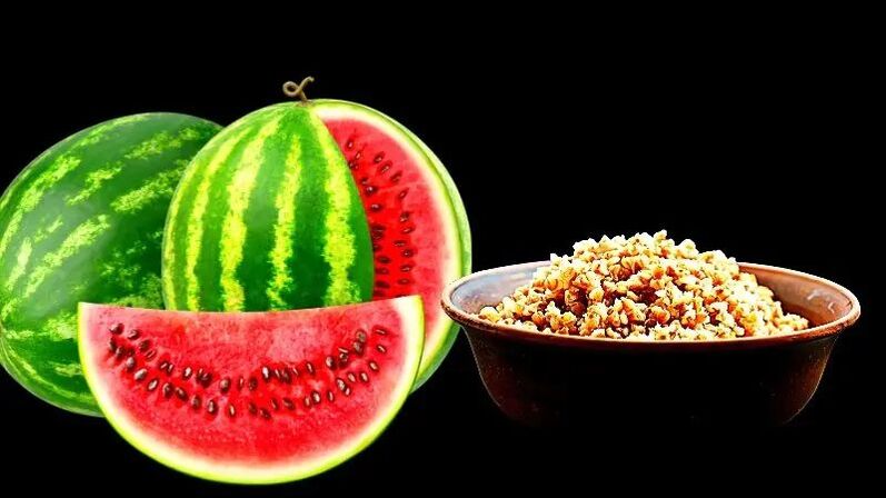 vodný melón a pohánka na chudnutie